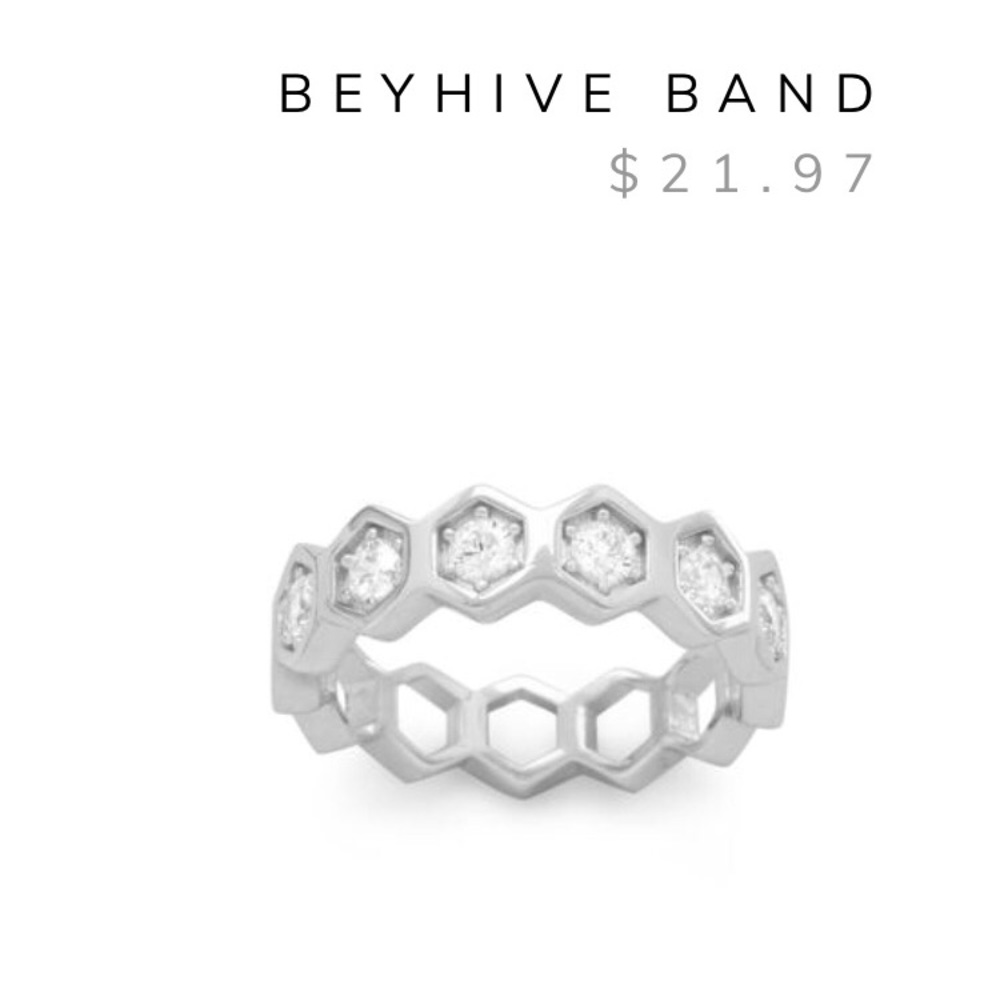 Honeycomb eternity band